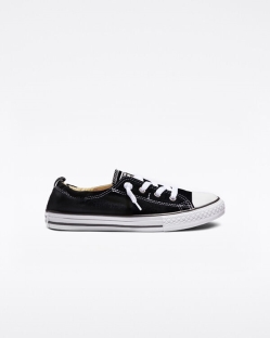 Converse Chuck Taylor All Star Shoreline Lány Rövidszárú Fekete | YZBROCT-HU